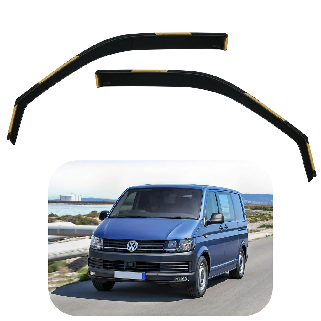 Owiewki do samochodu (wkładane do uszczelki) - Volkswagen Transporter T-5, T-6, T-7, T-8 2003 - 2024 VehPart