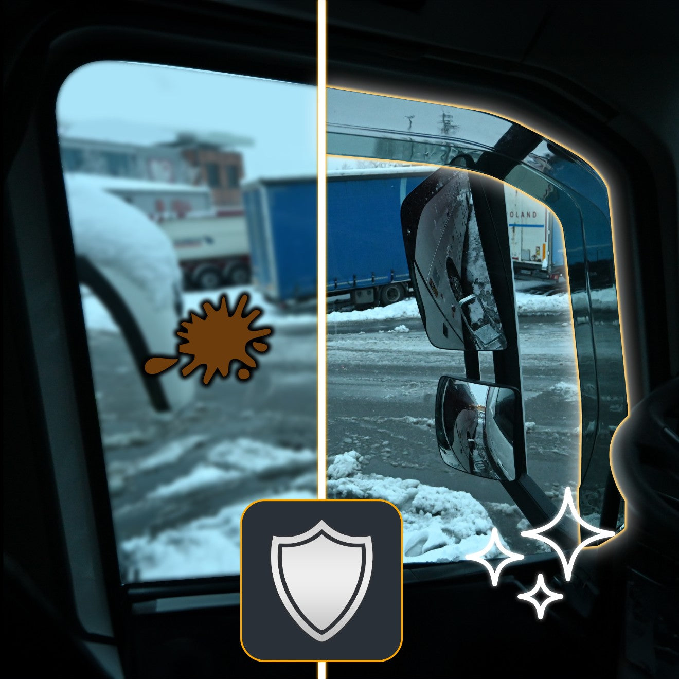 Owiewki do samochodu (wkładane do uszczelki) - Volkswagen Transporter T-5, T-6, T-7, T-8 2003 - 2024 VehPart