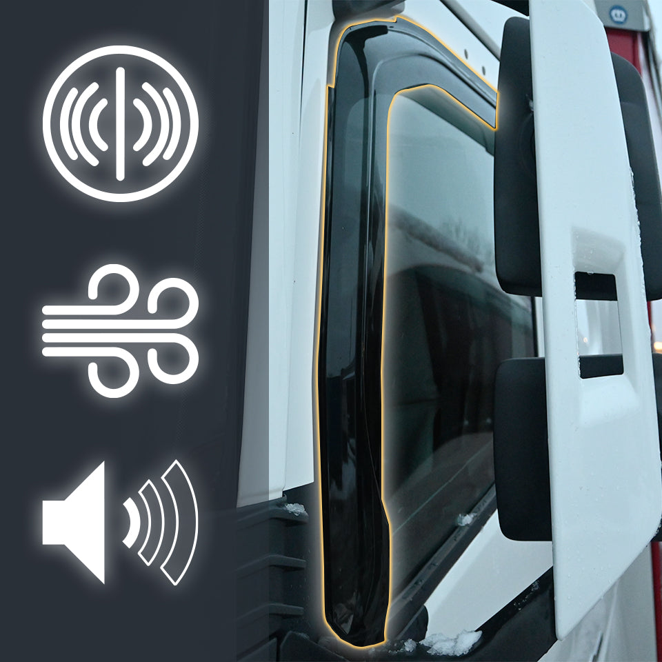Owiewki do samochodu (wkładane do uszczelki) - FORD Transit od 2014-2024 VehPart